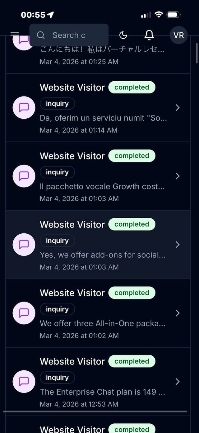 Transcrição de Chamadas